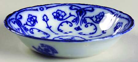 Conway (Flow Blue) Fruit/Dessert (Sauce) Bowl