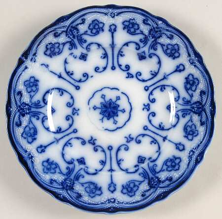 Conway (Flow Blue) Bread & Butter Plate
