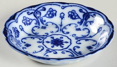 Conway (Flow Blue) Coupe Soup Bowl