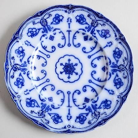 Conway (Flow Blue) Bread & Butter Plate
