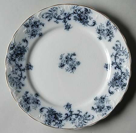 Dunbarton (Flow Blue) Salad Plate by New Wharf