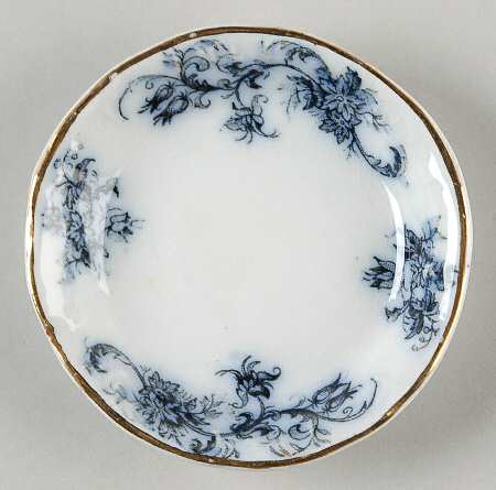 Dunbarton (Flow Blue) Butter Pat