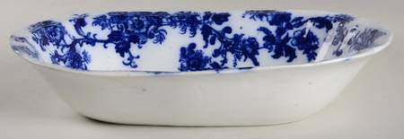 Lancaster (Flow Blue) 9" Oval Vegetable Bowl