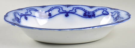 Paris (Flow Blue) 10" Oval Vegetable Bowl