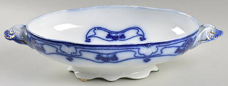 Paris (Flow Blue) Oval Vegetable No Lid