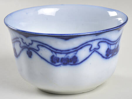 Paris (Flow Blue) Cranberry Bowl