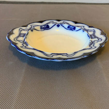 Paris (Flow Blue) Round Butter No Lid