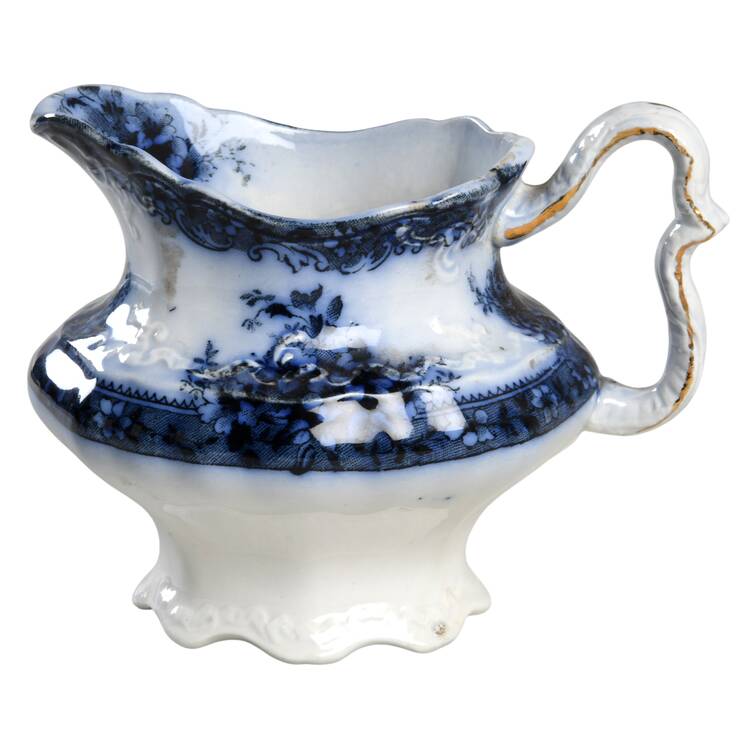 Plymouth (Flow Blue) Creamer