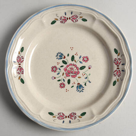 American Basket Salad Plate
