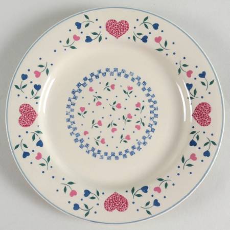 Americana Hearts Salad Plate