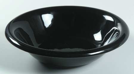 Bravo Black 9" Round Vegetable Bowl