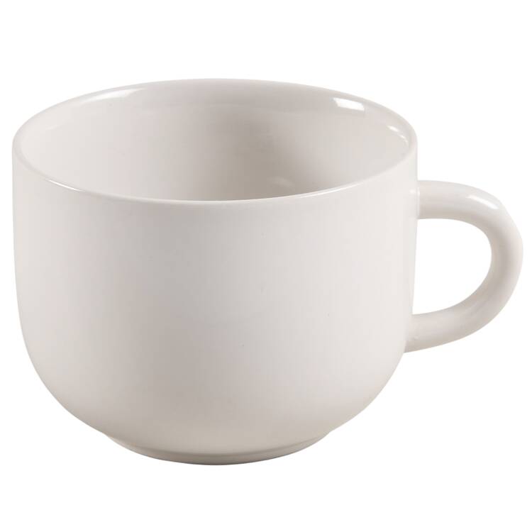 Bravo White Flat Cup