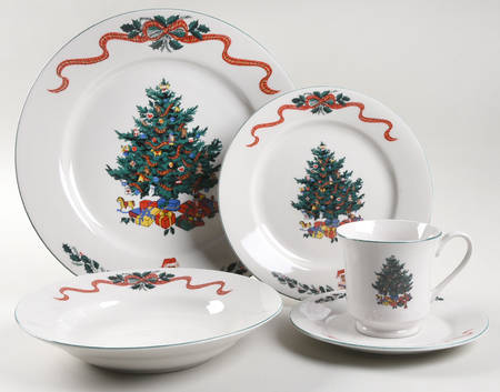 Christmas Morning 5 Piece Place Setting