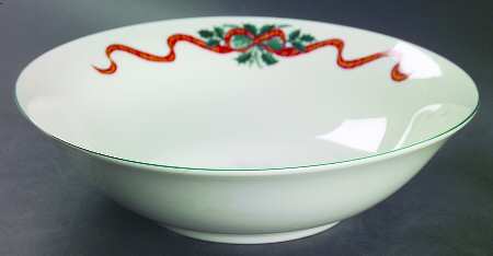 Christmas Morning 8" Round Vegetable Bowl