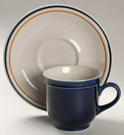 Country Field Flat Cup & Saucer Set