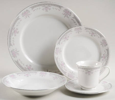 Colleen (No Verge) 5 Piece Place Setting