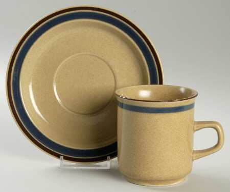 Coronet Flat Cup & Saucer Set