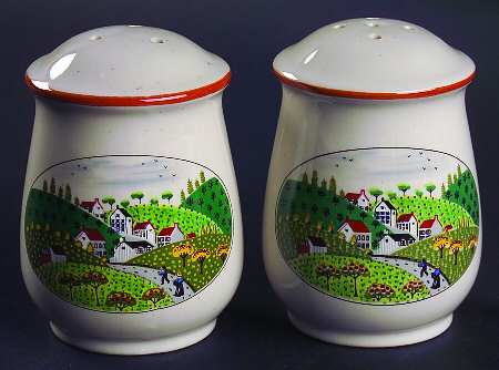 Country Village Salt & Pepper Set