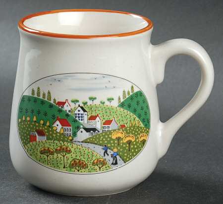 Country Village Mug