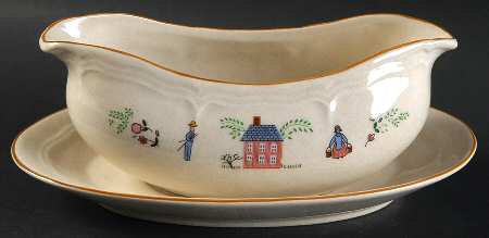 Heirloom Gravy Boat & Underplate