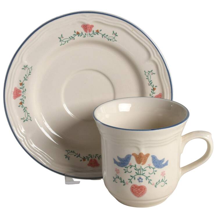 Keepsake Flat Cup & Saucer Set
