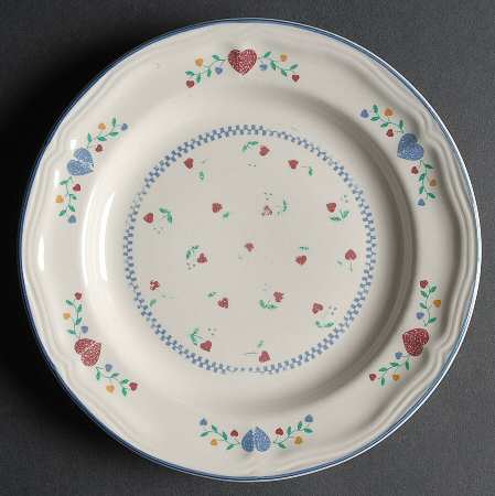 Legacy Hearts Salad Plate