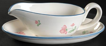 Longarno Gravy Boat & Underplate