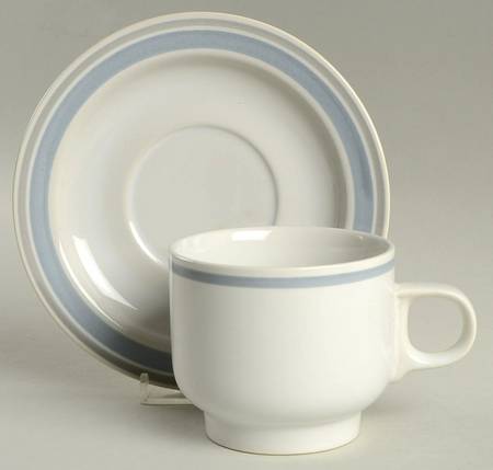 Michelle Flat Cup & Saucer Set
