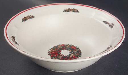 Mother Earth Christmas Coupe Cereal Bowl