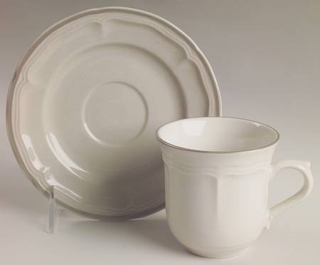 New Port Flat Cup & Saucer Set