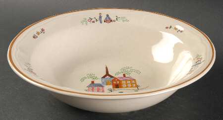 Our Country 9" Round Vegetable Bowl