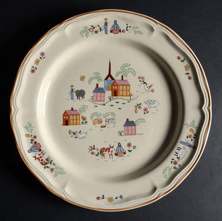 Our Country 12" Chop Plate (Round Platter)