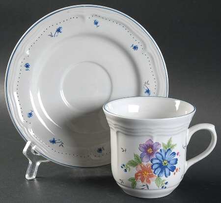 Provincial Flat Cup & Saucer Set