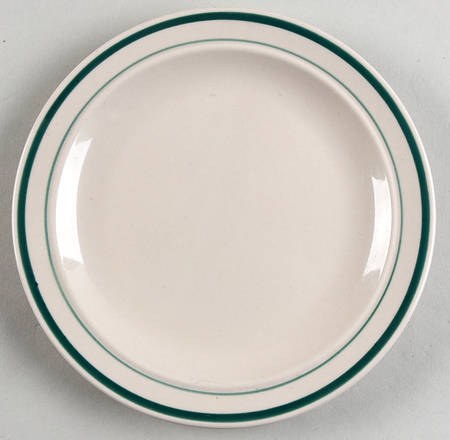 Satellite Hunter Green Salad Plate