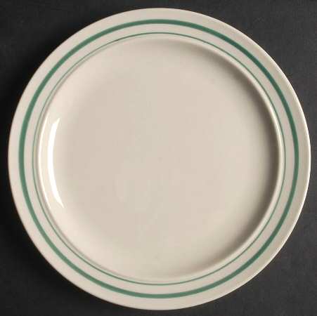 Satellite Hunter Green Salad Plate