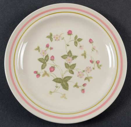 Strawberry Patch Salad Plate