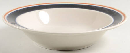 Versailles (Dark Blue Flowers) Rim Soup Bowl