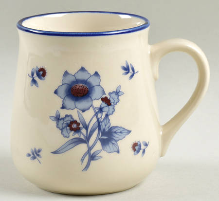 Versailles (Light Blue Flowers) Mug