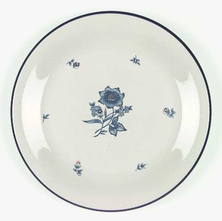 Versailles (Light Blue Flowers) 12" Chop Plate (Round Platter)