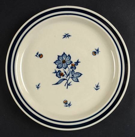 Versailles (Light Blue Flowers) Salad Plate