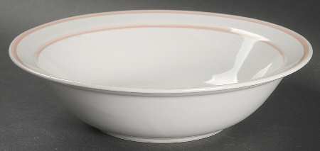 Westport Classic Pink (Pink Trim and Verge) Rim Cereal Bowl