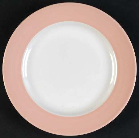 Westport Classic Pink (Pink Rim) Salad Plate