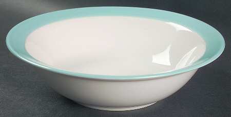 Westport Classic Aqua (Aqua Rim) Rim Cereal Bowl