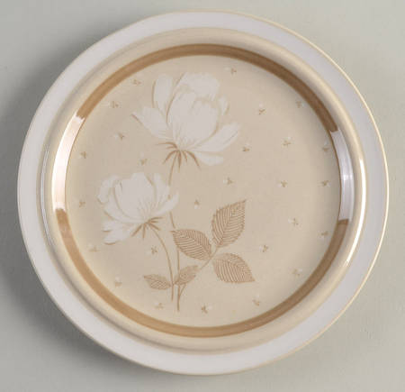 White Rose Salad Plate