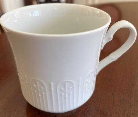 Paris White Flat Cup