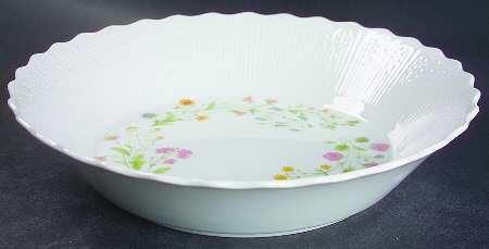 Petite Fleur 9" Round Vegetable Bowl