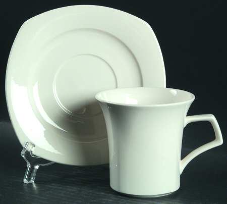 Flat Cup & Saucer Set