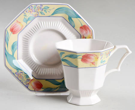 Amsterdam Footed Cup & Saucer Set