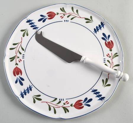 Avondale Cheese Plate & Knife Set by Nikko