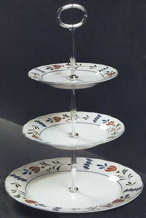 Avondale 13 7/8"-14 1/4" 3-Tiered Serving Tray(DP,SP,BB) HC